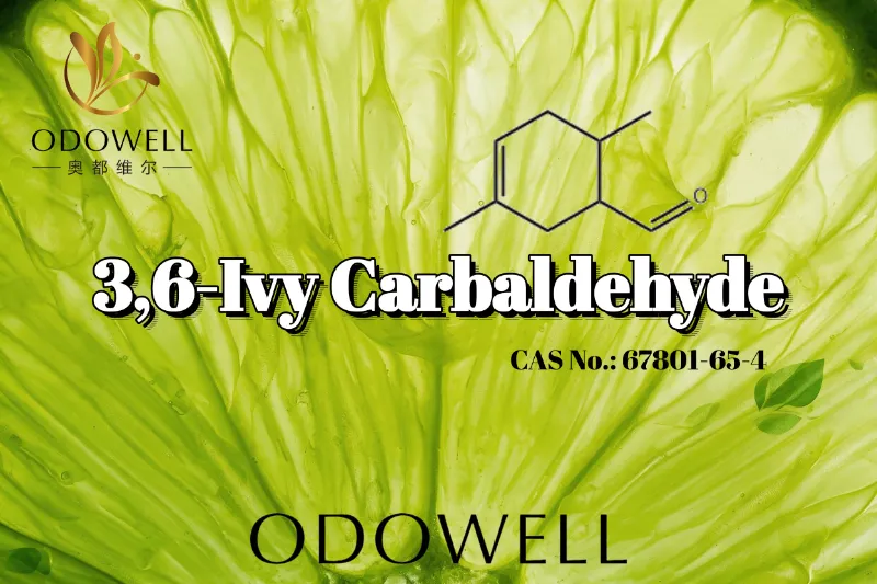 ODOWELL 3,6-Ivy Carbaldehyde کی سفارش کرتا ہے کہ وہ انتہائی سبز اور ٹارٹ سٹرس فریگرنس ایپلی کیشنز کے لیے